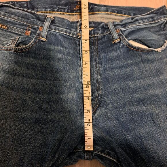 Polo Ralph Lauren Men's Jeans 34x31* Hampton Relaxed Straight Fit Light Wash - Picture 14 of 16